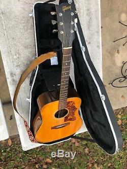 Gibson J50 Deluxe Ser # 300185 Made In USA Guitare Comprend Hard Case