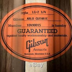 Gibson Lg-guthrie Arlo 2 3/4 Made In 2010