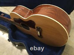 Gibson Sj-100 2006 Natural Jumbo Acoustique- Guitare Électrique Fabriquée Aux États-unis Avec Ohsc