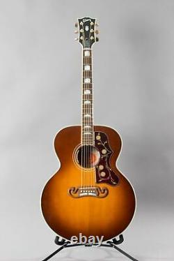 Gibson Sj-200 Amber Burst 2016 Quilt Acoustic-electric Seulement 40 Made