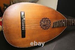 Goldklang Lute Guitar Vintage Début 1900 Made In The Germany Nice Piece