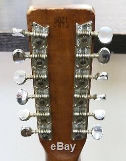 Guitare Acoustique 12 Cordes Alvarez Vintage Modèle 5021 Fabriquée Au Japon