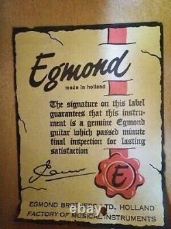 Guitare Acoustique Egmond Vintage Fabriquée En Hollande