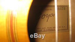 Guitare Classique Goya G-10 Vintage 1962 Avec Étui D'origine Fabriqué En Suède