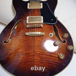 Guitare Électrique Semi-Acoustique Ibanez JSM 100 Sunburst Fabriquée au Japon Occasion