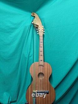 Guitare Harpe Parloir Sur Mesure à Neuf Cordes Fait Main