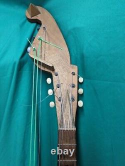 Guitare Harpe Parloir Sur Mesure à Neuf Cordes Fait Main