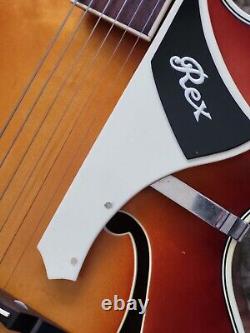 Guitare Vintage Archtop Percussion Fabriquée en Allemagne