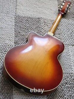 Guitare Vintage Archtop Percussion Fabriquée en Allemagne