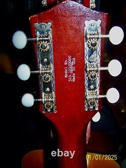 Guitare acoustique Grand Concert Silvertone S1212 de 1970 fabriquée par Harmony