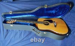 Guitare acoustique W-1200 W1200 fabriquée par Tama Blue Bell Bluebell vintage des années 1970