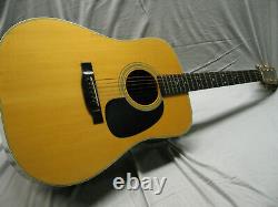 Guitare acoustique à cordes d'acier TAMA des années 80 fabriquée au Japon, sonorité de qualité supérieure.