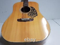 Guitare acoustique en acier Marina des années 80 fabriquée à Taïwan
