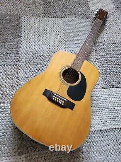 Guitare ancienne Maya 12 cordes fabriquée au Japon
