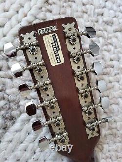 Guitare ancienne Maya 12 cordes fabriquée au Japon