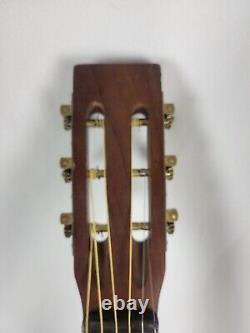 Guitare de salon Supertone 1934 restaurée, estampe Harmony fabriquée aux États-Unis, acoustique