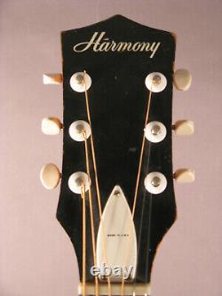 Harmony H165 Om 1968 Made In Chicago En Acajou Massif Beau Joueur