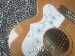 Hondo J200 Hj200a Jumbo Acoustic Guitar Korean Made Vintage 70s/80s