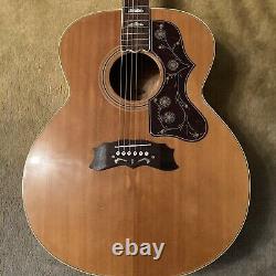 Hondo J200 Hj200a Jumbo Acoustic Guitar Korean Made Vintage 70s With Upgrades