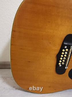 Ibanez Concord Guitar 647-12 12 String Fabriqué Au Japon Pas De Valise Vintage 70s