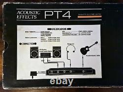 Ibanez Pt4 Acoustic Effects Rare Guitare Vintage Pédale Avec Boîte Fabriquée Au Japon