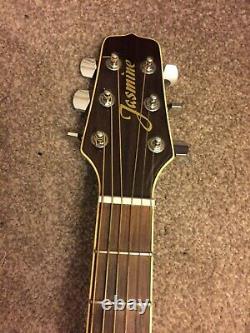 Jasmine Takamine Ts99c Electro Acoustic Guitar Made In Korea 1993, Noyer