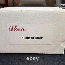 Jhs Pedals Banana Boost Jan 2012 Estampillé À La Main Made In USA Guitar Bass Effects