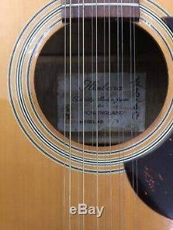 Kimbara 180 / S 12 Cordes Guitare Acoustique Made In Japan Rare Vintage