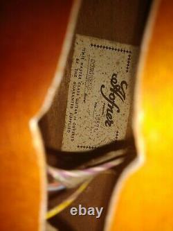 Left Handed Hofner Congress Vintage Guitare Électro Acoustique Fabriqué En Allemagne 60s
