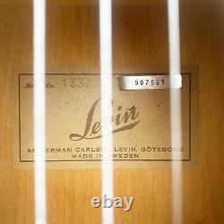 Levin Model 133 Super Guitare Vintage! Fabriqué En Suède Dans Les Années 1960! Lire L'annonce Complète