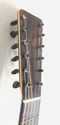 Lourdes Uncilla Espagne Luthier Fait À Six Plats 12 Cordes Romantique Guitare Baroque