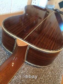 Luthier Arbre De Vie Fait Main 0-45 Acoustic Parlour Guitare