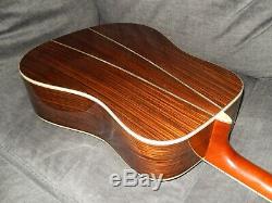 Made In 1980 Kazuo Yairi Yw500p Absolument Grande Guitare Acoustique Style D35
