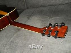 Made In Japan 1979 Morris W70 Absolument Terrific D45 Style Guitare Acoustique