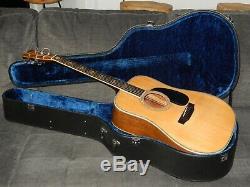 Made In Japan 1979 Morris W80 Absolument Terrific D45 Style Guitare Acoustique