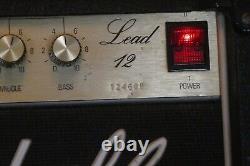 Marshall Lead 12 Combo Guitare Fabriqué en 1982 Modèle N° 5005 En Bon État de Marche