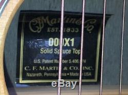 Martin Guitare Acoustique 000x1 Avec Martin Hard Case Made In USA Table En Épicéa Massif