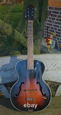 Marvel C Guitare Arc-en-ciel Vintage Par Harmony Début Des Années 1940 Haut En Épicéa Massif /us Made