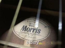 Morris W 25 Guitare Acoustique Fabriqué Au Japon Beutiful Japan Rare Utile Ems F / S