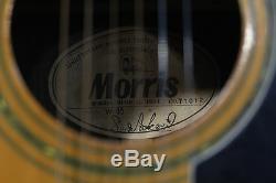 Morris W-35 Sbs Fabriqué Au Japon Des Années 1970 Guitare Acoustique