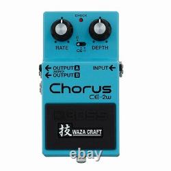 Neuf Boss Ce-2w Chorus Effets Guitare Pedal Waza Craft Made In Japan