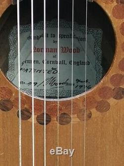 Norman Bois Anglais Hand Made Guitar De 1976 Pas De Réserve Gratuite Frais De Ports
