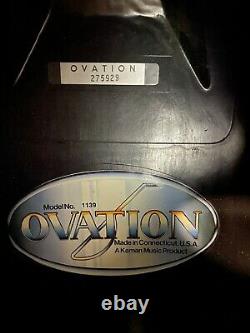 Ovation 1139 Vintage Acoustic Guitar 1982 États-unis Made Natural Mint Condition