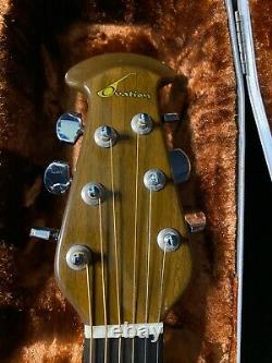 Ovation 1139 Vintage Acoustic Guitar 1982 États-unis Made Natural Mint Condition