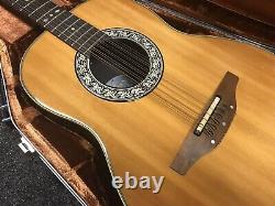 Ovation 1615 Pacemaker 12-string Acoustic-electric Guitar Made In USA 1979/ Cas