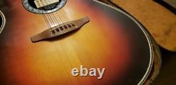 Ovation Matrix Acoustic Guitar 1132-1 (made In Usa) Avec Hardcase