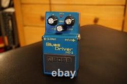 Pédale de guitare Boss BD-2 Blues Driver fabriquée à Taïwan