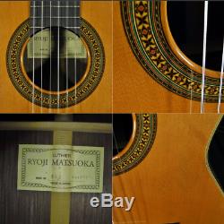 Rare Luthier Ryoji Matsuoka M65 Ambre Naturel Guitare Classique Made In Japan