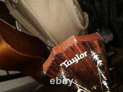 Rare Made In USA 2007 Taylor 110e Electro- Guitare Acoustique Avec Sac De Concert Taylor