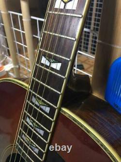 Rare Morris Mg-600 Guitare Acoustique Naturelle De Sunburst Naturel Fabriqué Au Japon